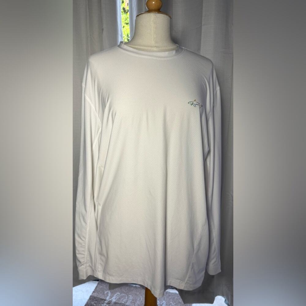 Greg Norman Collection Off-White Long Sleeve Tee